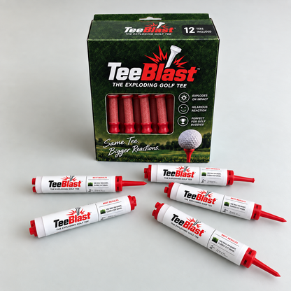 TeeBlast™ Exploding Golf Tees - 12 Pack